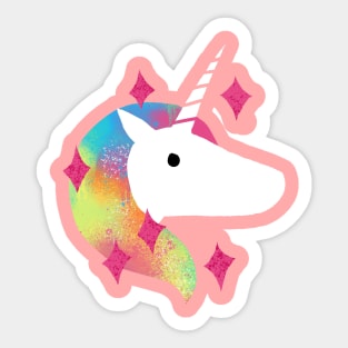 Spraypaint Unicorn Sticker